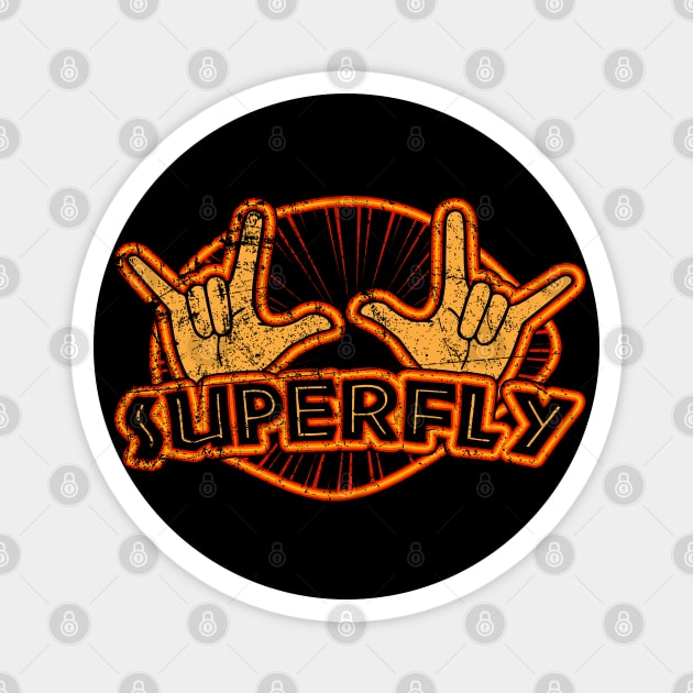 Superfly (distressed) Magnet by Doc Multiverse Designs